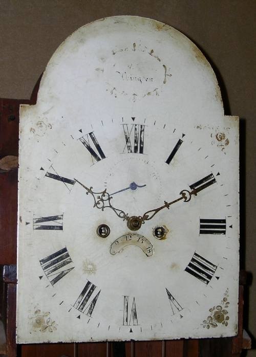 fig 2. Early 19th Cent Oak 8 Day Longcase Clock